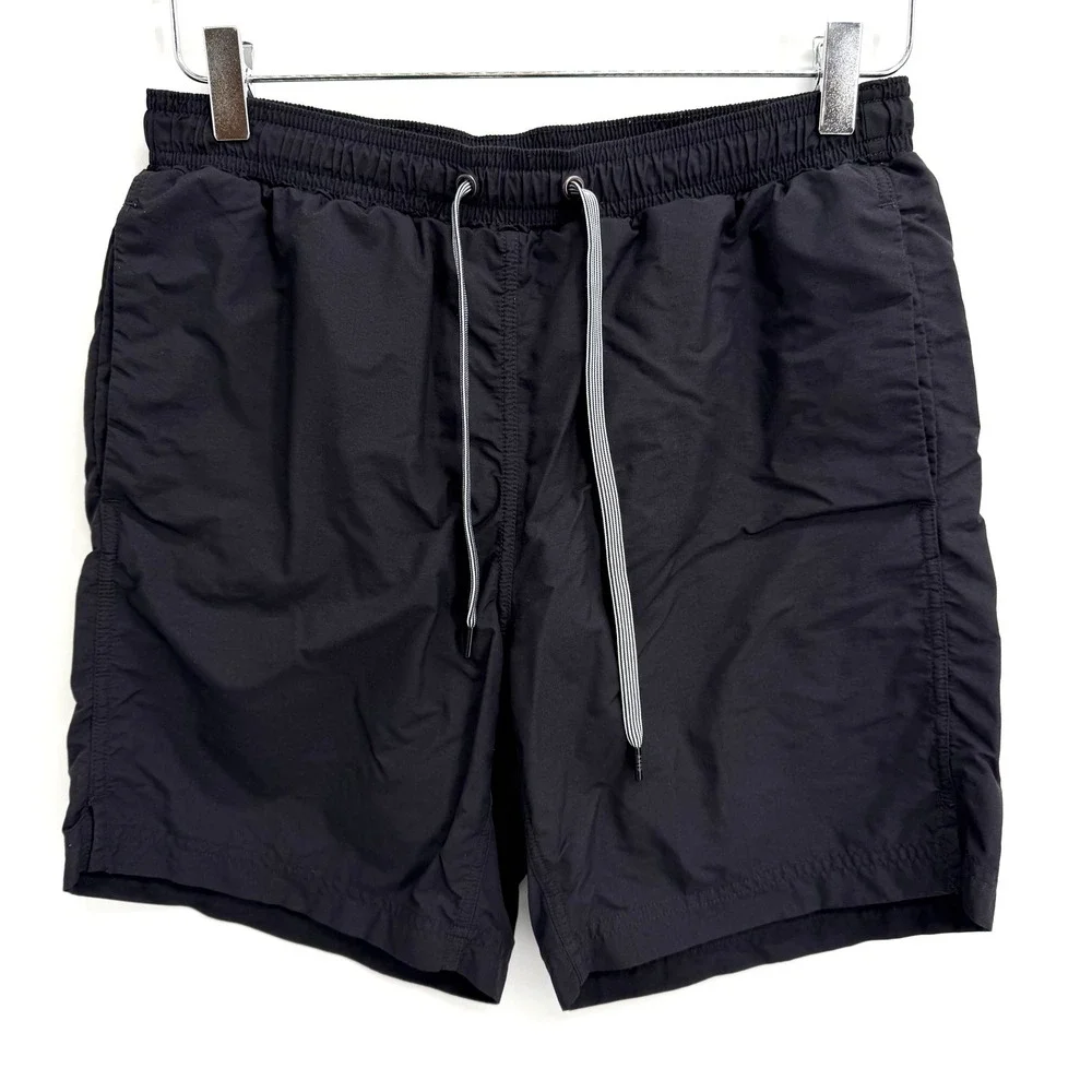 SAXX CannonBall 2N1 Hybrid Swim Shorts Mens S Black BallPark Pouch Mesh Liner